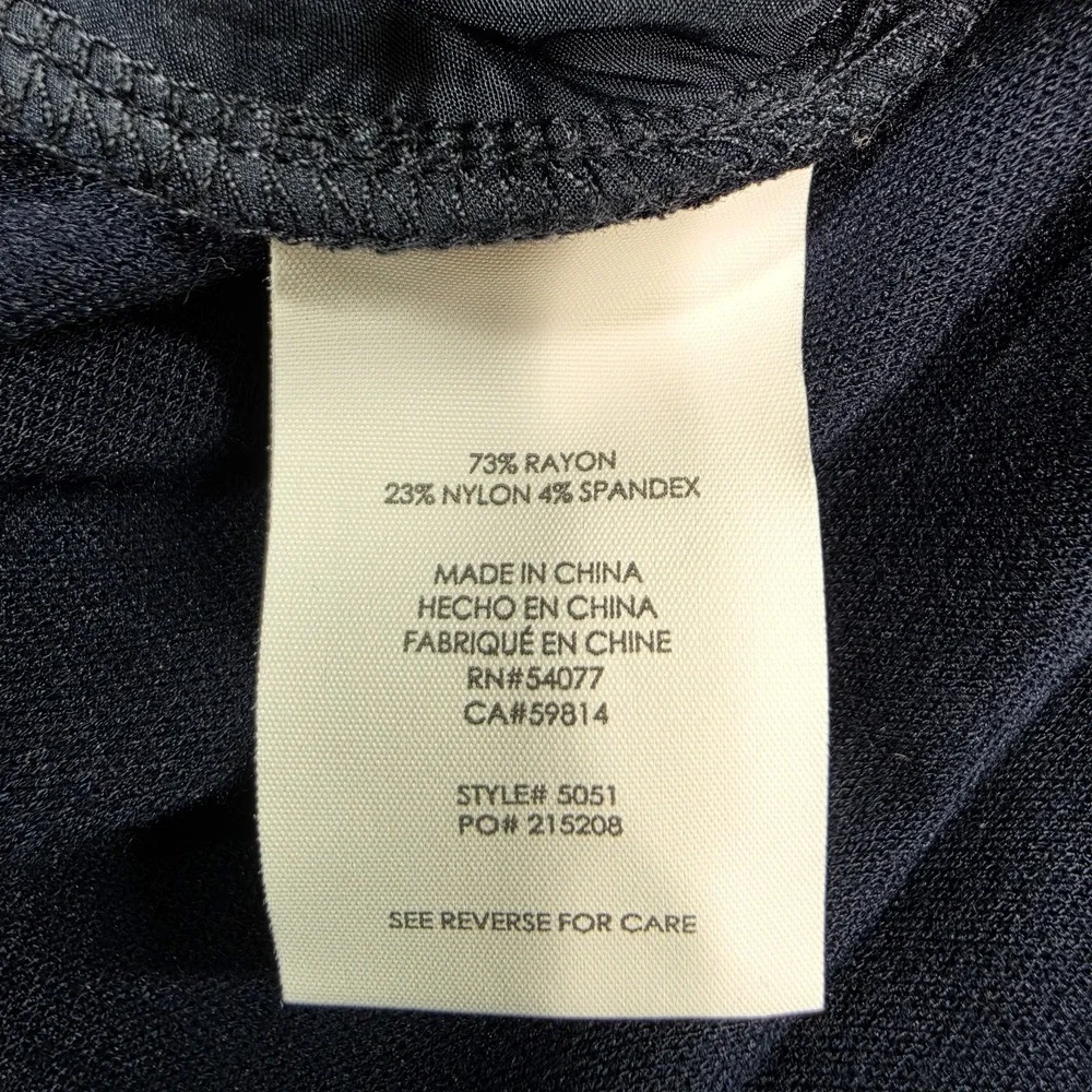 Cabi Women's Black Stretch Straight Pencil Skirt - 8 - Picture 8 of 13